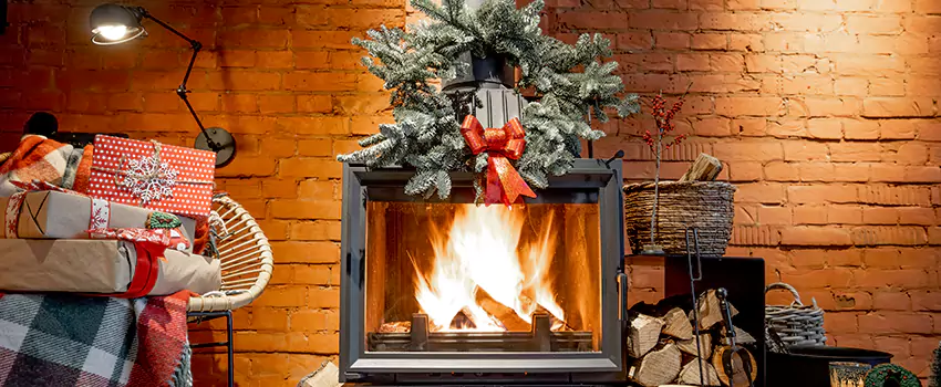 Travis Industries Linear Gas Fireplace Installation in Spring Valley, Nevada