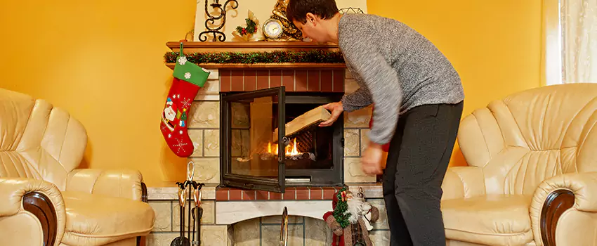 Rusted Metal Fireplace Restoration in Spring Valley, Nevada